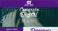 Desktop Screenshot of centoevinte.com.br