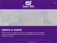 Tablet Screenshot of centoevinte.com.br